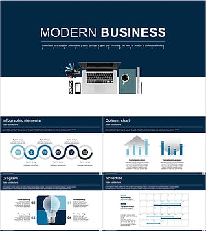 모던 비즈니스 프레젠테이션 템플릿 – 전문가를 위한 세련된 디자인