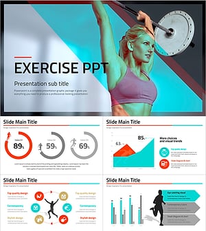 Workout PPT Wide – 운동 중심의 세련된 프레젠테이션 템플릿