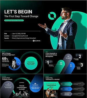 교육 세미나 프레젠테이션 템플릿 – 창의적이고 다채로운 디자인