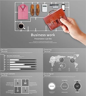 비즈니스 업무 아이템 프레젠테이션 템플릿 – 프로페셔널한 디자인