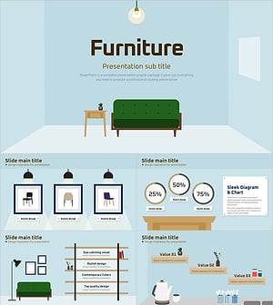 가구 와이드 프레젠테이션 – 세련된 디자인으로 눈길을 사로잡다