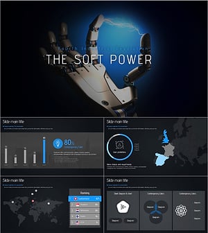 산업 피피티 템플릿 – 현대적이고 시각적으로 매력적인 디자인