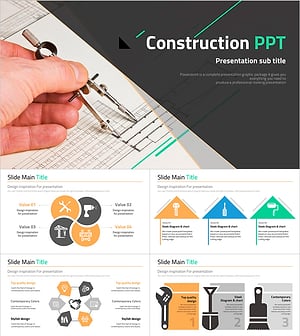 건축 와이드 템플릿 – 현대적이고 실용적인 설계