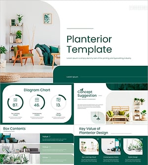 플랜테리어 와이드 템플릿 – 현대적이고 세련된 디자인