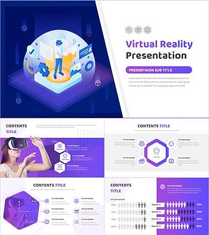 VR 프레젠테이션 템플릿 – 혁신적인 디자인과 직관적인 구성