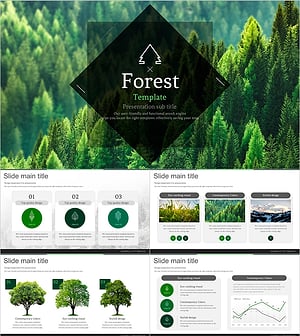 숲 와이드 템플릿 – 자연의 아름다움을 담은 디자인
