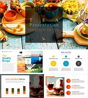 차 와이드 프레젠테이션 – 다채로운 시각적 구성으로 활용