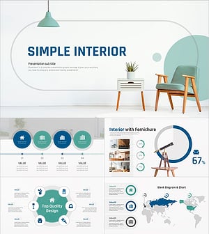 건설/부동산 프레젠테이션 템플릿 – 심플하고 현대적인 디자인