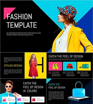 패션 템플릿 – 다채로운 디자인과 실용성