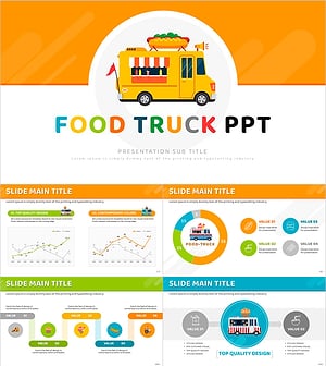 Food Truck Presentation Template – Eye-Catching Design to Grab Attention