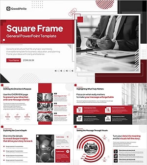 스퀘어프레임 범용 템플릿 – 다양한 주제에 이상적인 구조