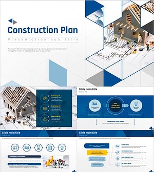 건축 기획 PPT 템플릿 – 현대적이고 전문적인 디자인