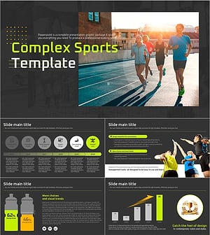 종합스포츠 템플릿 – 활동적인 스포츠 디자인