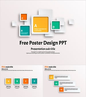 직관적인 무료 포스터 디자인 템플릿