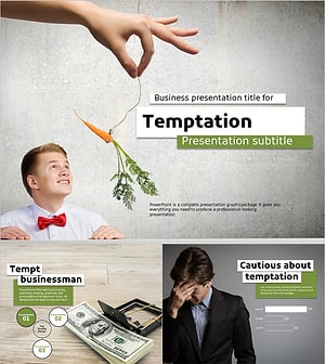 유혹 컨셉 파워포인트 템플릿 – 심오한 메시지 전달을 위한 감성적인 디자인
