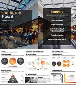 입점 제안서 세로형 PPT 템플릿 – 세련된 디자인과 실용적 구성