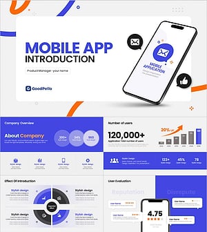 Mobile Application Introduction Template – Stylish Design and Intuitive Layout