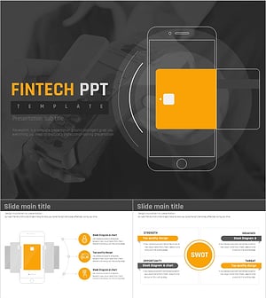 핀테크 애니메이션 PPT 템플릿 – 시선 집중을 위한 동적 디자인