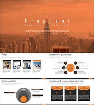City Background Proposal PowerPoint Template – Modern Design and Practicality