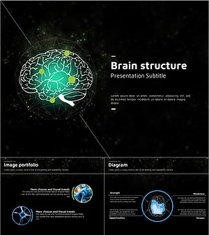 뇌구조 애니메이션 템플릿 – 시선을 사로잡는 고급 디자인