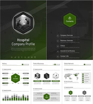 Hospital Company Profile Template – Professional and Clean Design