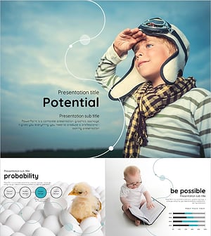 잠재력 피피티 템플릿 – 가능성을 드러내는 감성 디자인