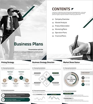 View Business Plan Template Strategy Vertical – Unique and Practical Design