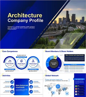 건설 회사소개서 PPT 템플릿 – 현대적이고 세련된 디자인