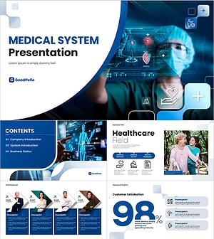 Medical System Introduction PowerPoint Template – Professional and Practical Design