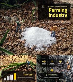 농업 중심 ZEN 프레젠테이션 템플릿 – 농업의 세계를 감성적으로 표현하다