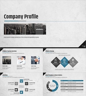 Company Profile PowerPoint Template – Modern Business Design