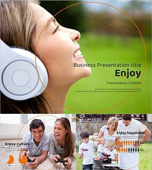 여가 활용에 관한 피피티 – 즐거운 휴식과 경험을 담은 감성형 템플릿