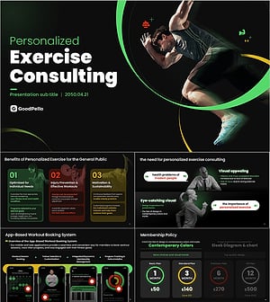 개인 운동상담 제안서 PPT 템플릿 – 건강운동전문가 맞춤형