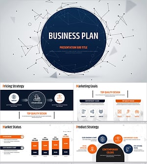 비즈니스 계획서 PPT 템플릿 – 현대적인 디자인과 실용성