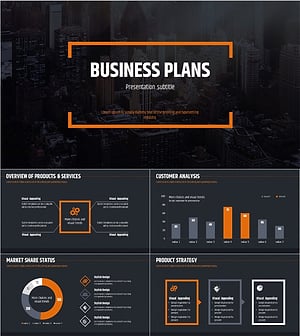 Business Plan PowerPoint Template – Optimized Design with City Themes