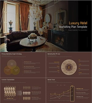 고급 호텔 마케팅 기획서 PPT 템플릿 – 세련된 디자인과 효과적인 흐름