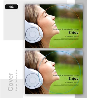 여가 활용 템플릿 표지 – 즐거움과 자유