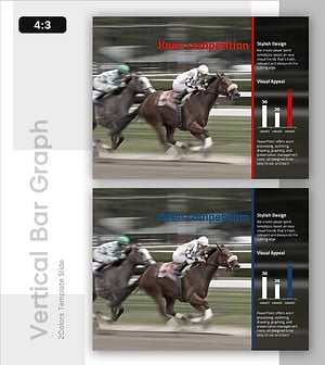 경쟁우위 분석 막대그래프 – 시장 경쟁을 강조한 시각화