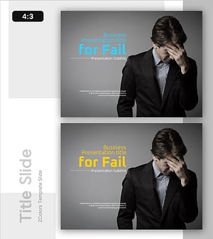 사업 실패 대비 템플릿 표지