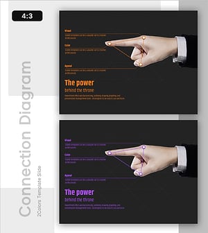Visual Presentation Focused PowerPoint Slide – Design for Creative Professionals