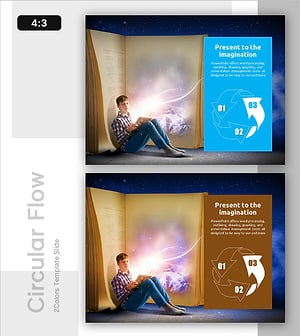 상상 속에 존재하다 - 창의적인 사업 소개 템플릿