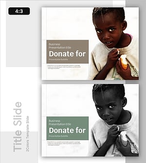 Charity Sponsorship Template Cover – A First Step to Hope
