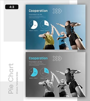 Team Collaboration Comparison Pie Chart – Effective Data Visualization