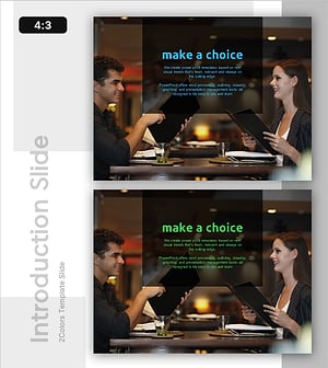 선택 템플릿 인트로 – 명확한 의사결정