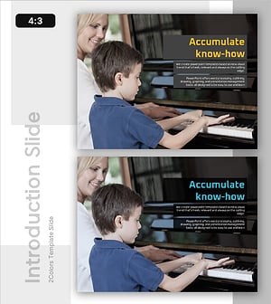 노하우 템플릿 인트로 – 프레젠테이션 필수 아이템