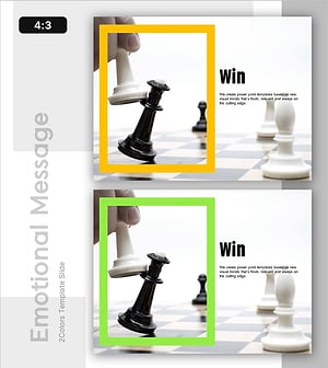 성공적인 경쟁 비즈니스 – 명예와 성취를 담은 PPT 템플릿