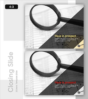 프로젝트 성과를 강렬하게 전하는 엔딩 표지 템플릿