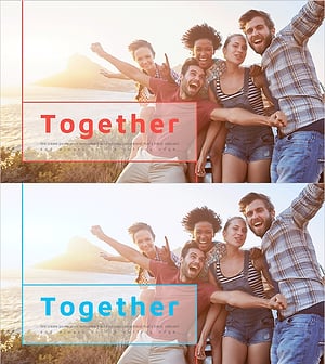 함께하는 순간 템플릿 표지 – 따뜻한 우정의 시작