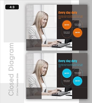 비즈니스 주요 업무 슬라이드 – 사업 개요 및 전략 모델