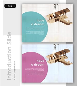 Presentation Slide Capturing Dreams and Visions